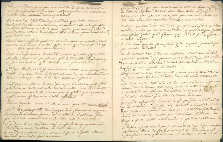 Requête de Pierre Meijsmans contre Michel Bijdans dans une affaire relative à un testament.