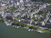 Namur. Jambes. Port de plaisance. Pont de Jambes.