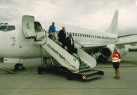 Grâce-Hollogne. Bierset. Arrivée des pilotes de F-16.