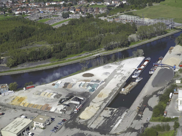 Aiseau-Presles. Pont-de-Loup. Vues aériennes.