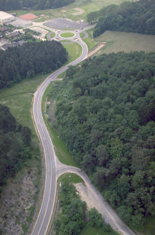 Rochefort. Jemelle. Carrefour giratoire des RN 86 et 836.