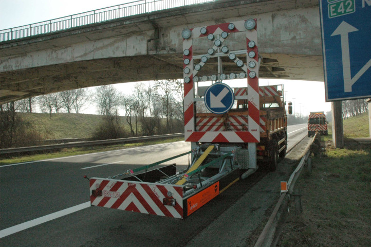 Awans. Sécurité sur les autoroutes (SIPP).