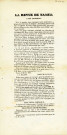 Billet de La Revue de Namur à ses lecteurs dans lequel elle fustige la candidature d'Edmond Dury. Une mention manuscrite date ce document du 24 mai 1847.