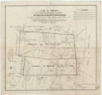 Plan de surface de la Concession Charbonnière actuelle du Bois de la Haye à Anderlues telle qu'elle est constituée par les Arrêtés Royaux du 28 7bre 1861 et du 22 avril 1869, sous parties des territoires des Communes de Anderlues, Leval Trahegnies, Mont Ste Aldegonde, et Epinoit Province de Hainaut.