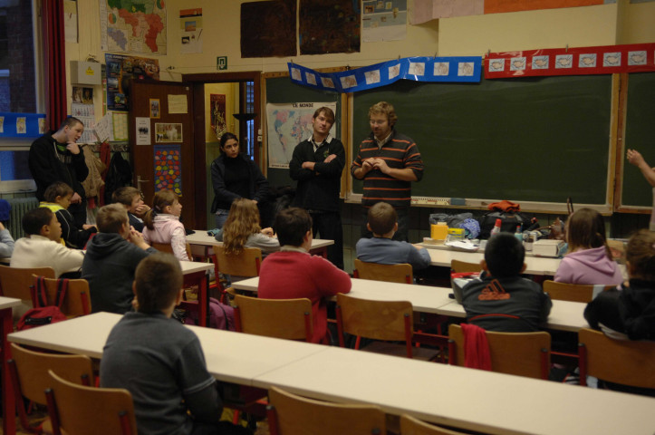 Mons. Passage du brevet de cycliste.