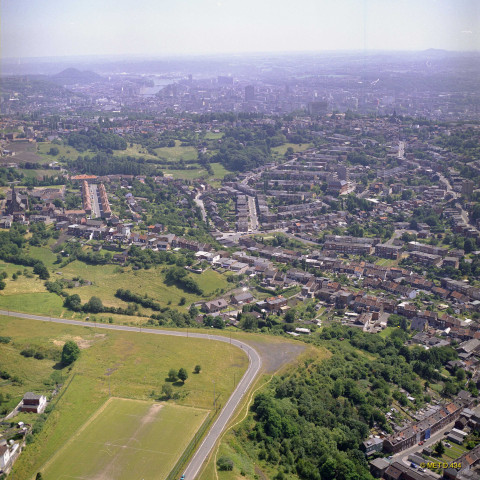 Saint-Nicolas et Montegnée. Vue aérienne.