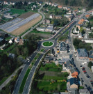 Profondeville. RN 92. Nouveau giratoire.