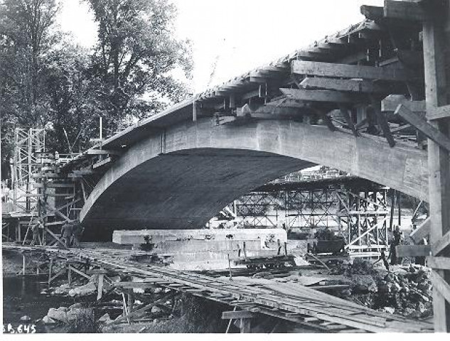 Construction du pont