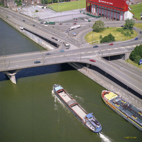 Liège. Sclessin. Vues aériennes.