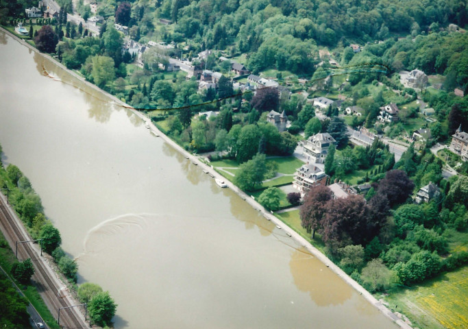 Profondeville. Lustin et Taifer. Vues aériennes.