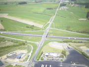 Virton. Habay. Echangeur E411 - N87. Giratoire.