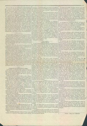 Supplément de L'Éclaireur du 24 octobre 1857 appelant à voter pour les candidats de l'Association libérale de Namur.