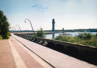 Froidchapelle. Boussu-lez-Walcourt. Aménagements touristiques le long du lac de l'Eau d'Heure. Tour panoramique.