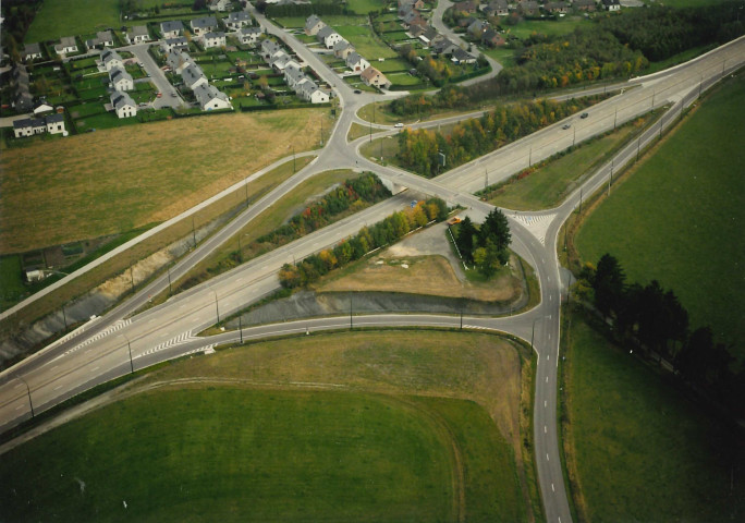 Bastogne. Quartier de Musy. Nouvel échangeur E 25 - RN 4.