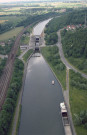 Viesville. Pont sur la tête aval de l'écluse n°3.