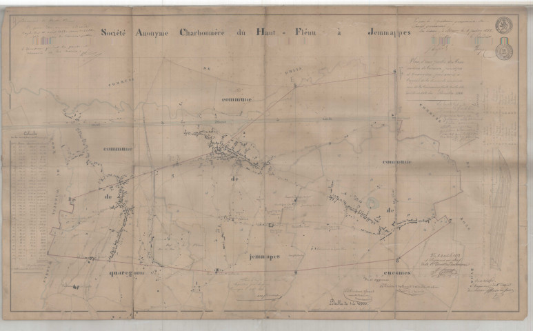 Société Anonyme Charbonnière du Haut-Flénu à Jemmappes.