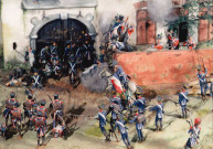 Waterloo. Musée Wellingron. Panorama d'une bataille.