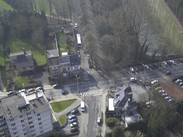 Nivelles. Carrefour Boulevard de la Dodaine.