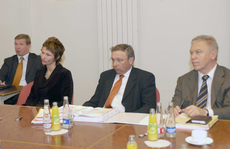 Namur. Jambes. SRWT. Visite de M. le ministre André Antoine.