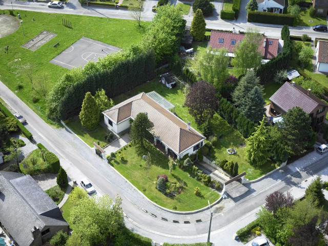 Gerpinnes. Vues aériennes des habitations.
