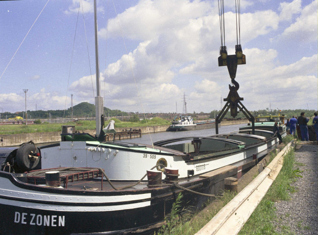 Châtelineau. Zone portuaire de la Praye Nord.