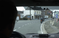 Mettet. Route de la Molignée. Aménagements de sécurisation pour véhicules à deux roues.