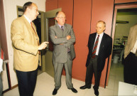 Florennes. Visite de M. le ministre Lebrun au dépôt des TEC, rue de Corenne 13.