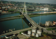 Liège. Wandre. Pont haubane.