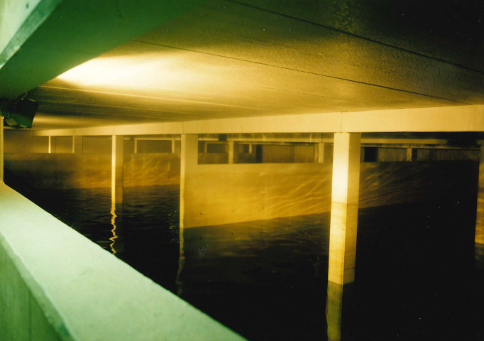 Houffalize. Complexe du barrage de Nisramont. Nouveau réservoir "Horto".