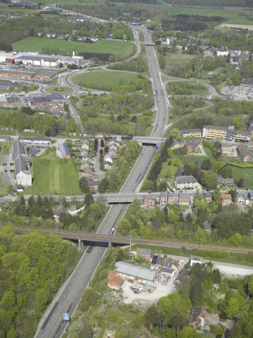 Fauvillers. Hollange. N4. Vues aériennes.