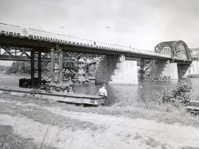 Construction du nouveau pont