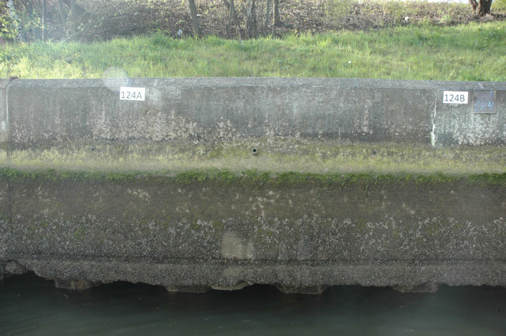 Flémalle. Etat des berges à hauteur d'Ivoz-Ramet.