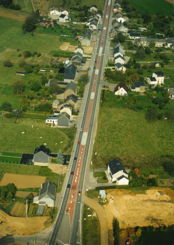 Arlon. Weyler. Traversée de la localité par la RN 81.