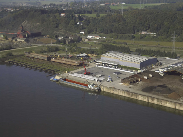 Andenne. Seilles. Vues aériennes.