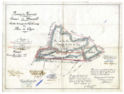 Société Anonyme du Bois du Cazier. Plan dressé (...) et annexé à une demande de réunion de la concession du Bois du Cazier et de la concession de Marcinelle Sud.