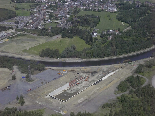 Farciennes. Vues aériennes.