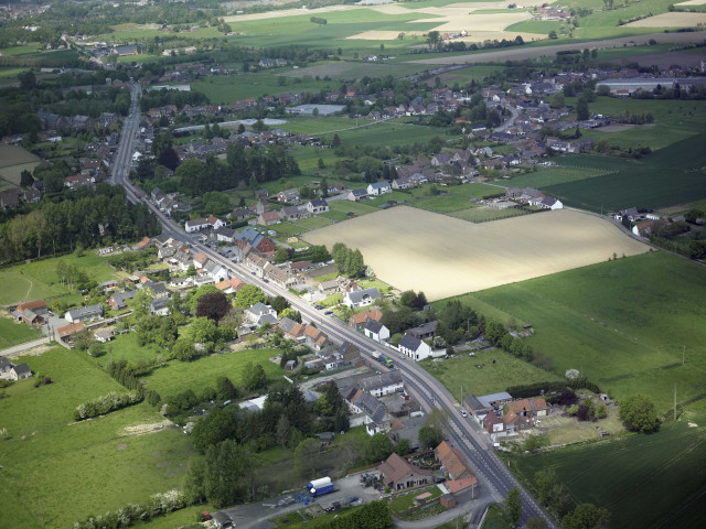 Lessines. Ollignies. Vues aériennes.