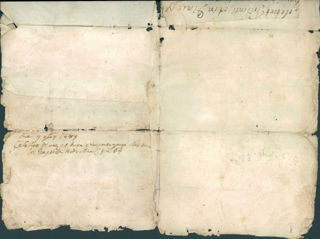 Ensemble de documents, dont des lettres de recommandation, relatifs à Philippe Donain, dit Bosmanne, prêtre du village de Berlaimont, dans le diocèse de Cambrai.