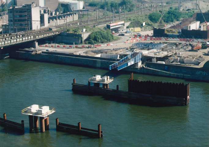 Liège. Kinkempois. Evolution des travaux de la jonction E25 - E40 (10).