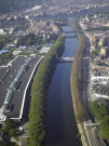 Liège. Angleur. Vues aériennes de l'Ourthe.