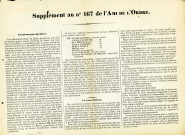 Supplément au n° 167 de L'Ami de l'Ordre appelant à voter pour les candidats catholiques.