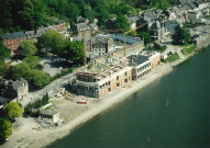 Dinant. Evolution du chantier du site "Station balnéaire".