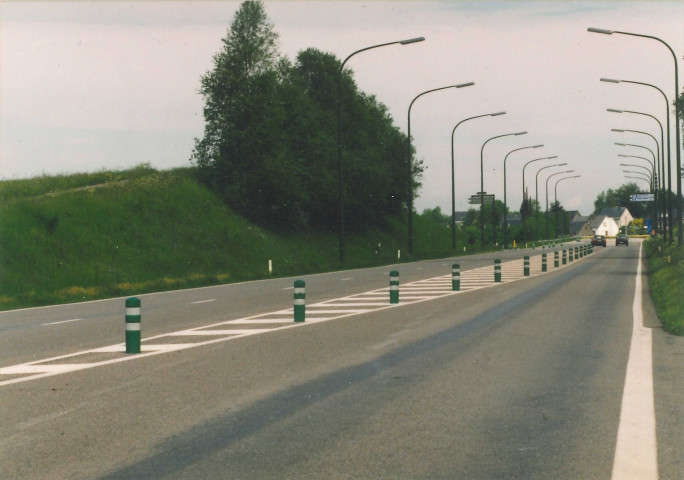 Bouillon. Aménagement de la rue du Collège et sur la RN89.