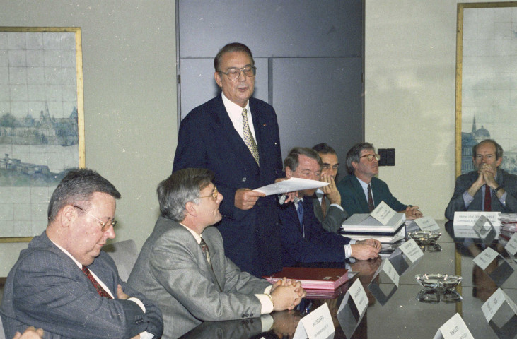 Angleur. Installation du Conseil d'administration de la SOFICO.