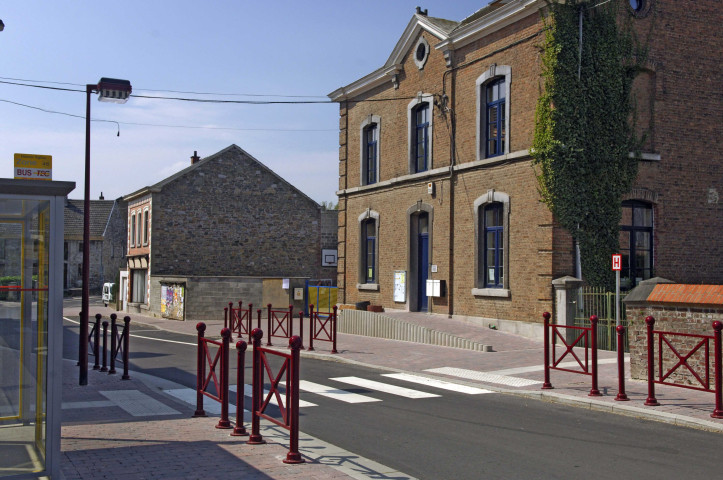 Hamoir. Aménagements pour vélos.