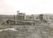 Construction du barrage éclusé d'Ampsin-Neuville