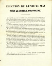 Tract électoral en faveur de F.-J. Malevé.