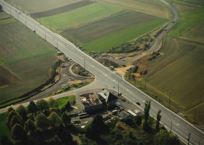 Messancy. Wolkrange. Futur giratoire sur la RN 81.