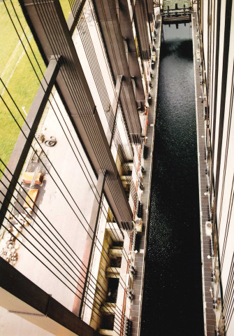 Le Roeulx. Ascenseur de Strépy-Thieu. Système de traction du bac ascenseur.