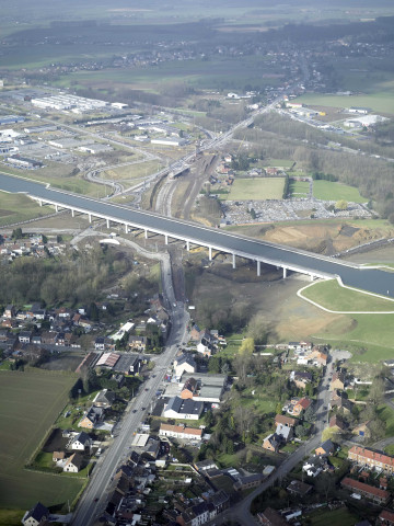 La Louvière. Houdeng-Aimeries. Vues aériennes.